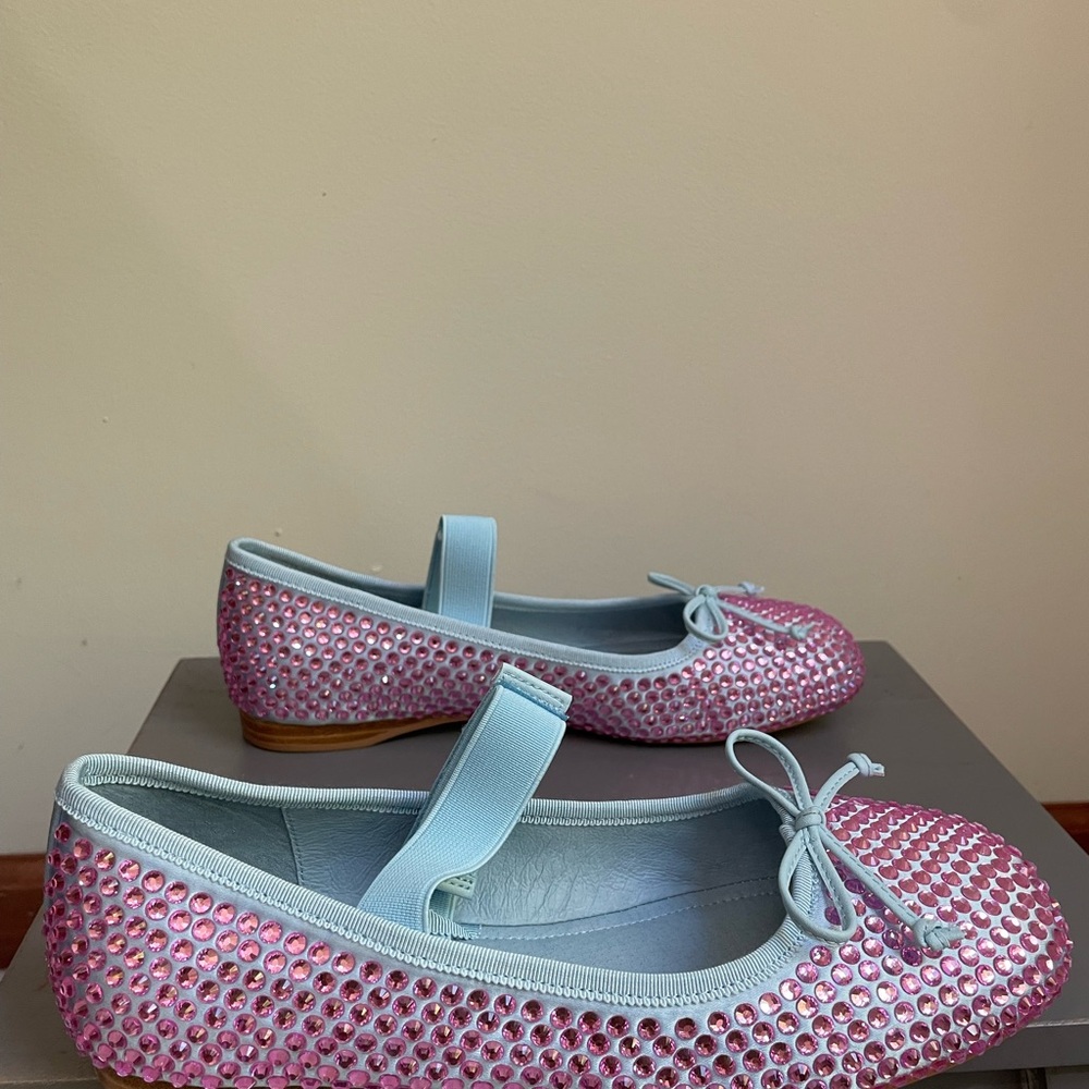 Jeffrey Campbell Prima Gemstone Mary Jane Ballet Flats - NEW NWOB - Picture 7 of 9
